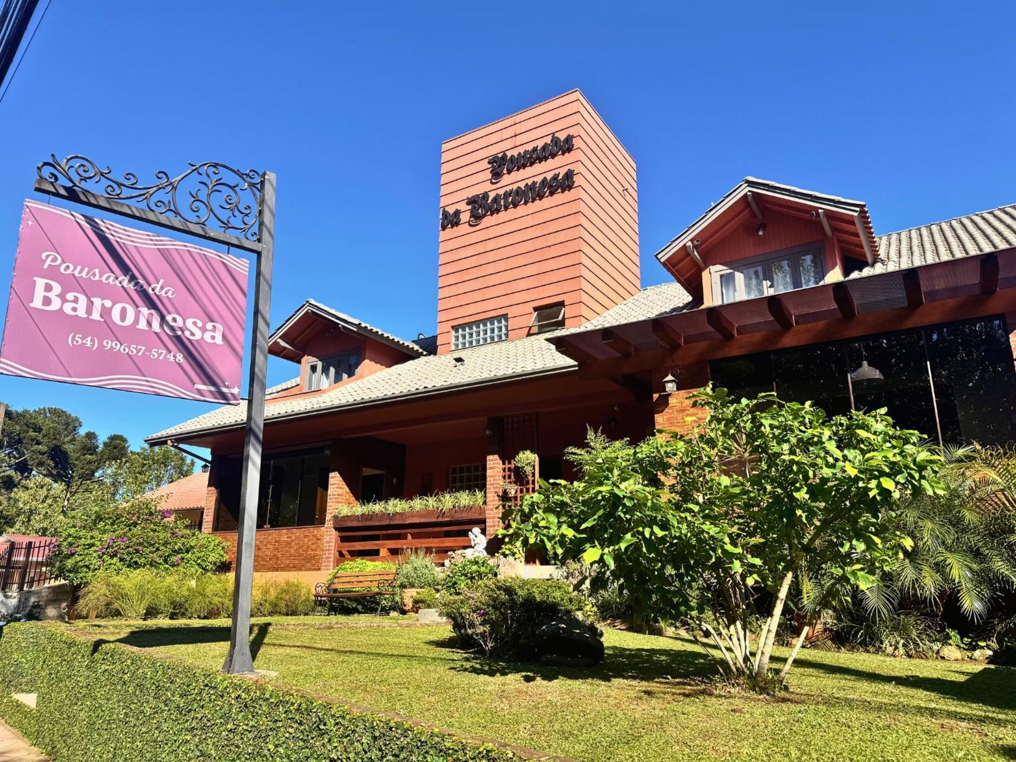 Hotel Pousada Da Baronesa Nova Petropolis Exterior foto